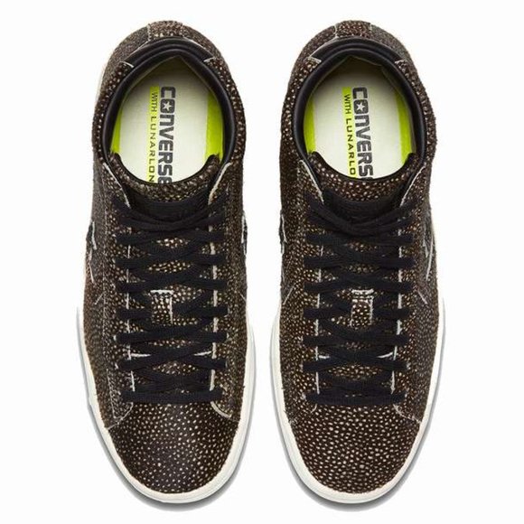 NIB Converse Pro Leather LP Mid Pony Hair Dyed Cal - Picture 6 of 8